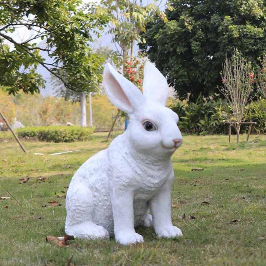 置物 ガーデンオーナメント 動物オーナメント ウサギ 兎 ガーデン ガーデニング オブジェ 雑貨 ラビット アンティーク 置き物 オーナメント 動物 ガーデン雑貨|GBB店