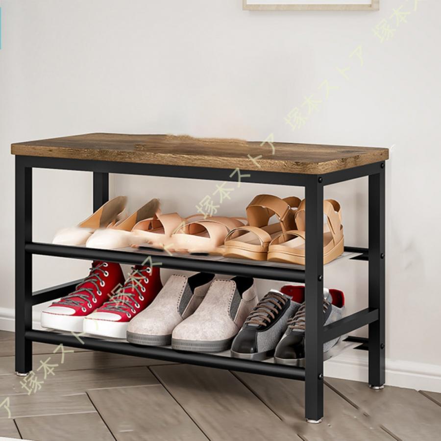 シューズ仕合わせ サボ箱 靴 納める か細い 靴箱 省空白文字 靴置き 靴納める 靴納める仕合わせ 今めかしい 3段/5段 大電気容量 木製 部屋の入り口納める 奥ふかさ30 高さ43/63/83糎