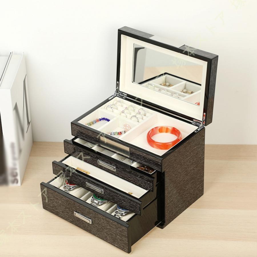 宝飾品納めるボックス席 木製 付属物 小物納める イヤリング 指環 納める容れもの 付属物ボックス席 矩形 耐摩耗 貴石箱 バレンタインデー クリスマス