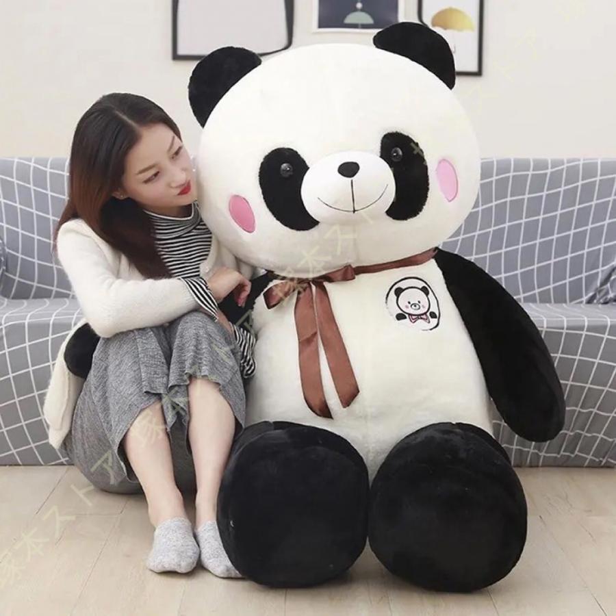 ぬいぐるみ ジャイアントパンダ 抱き枕 愛くるしい ふわふわ 縫いぐるみ 癒し 毛の荒物 手あそび 生まれ落ちる日 祝する日 差し上げ物 お坊っちゃん お嬢さんくまぬいぐるみ ジャイアントパンダ 馬鹿でかい 抱き枕
