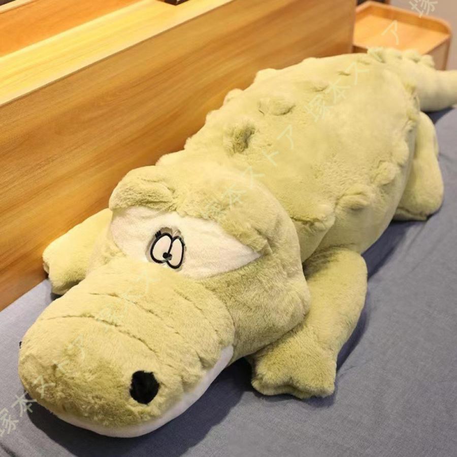 手あそび ソフトウエア 芙蓉手がかり あやつり人形 ぬいぐるみ ワニ 抱きまくら 抱き枕 PP綿 ワニ 2色 室内装飾 飾りつけ パステル色の 低手向かい 座布団 ふわふわ 安眠枕