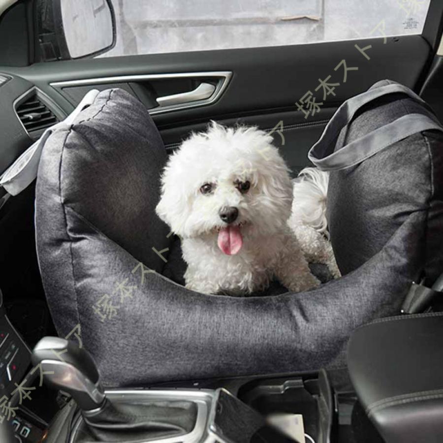 ドライブベッド 小型犬用ベッドソファー お出かけ用ベッドソファー ふかふかソファーベッド ペット用 ドライブボックス 車用ペットシート 座席シート|GBB店