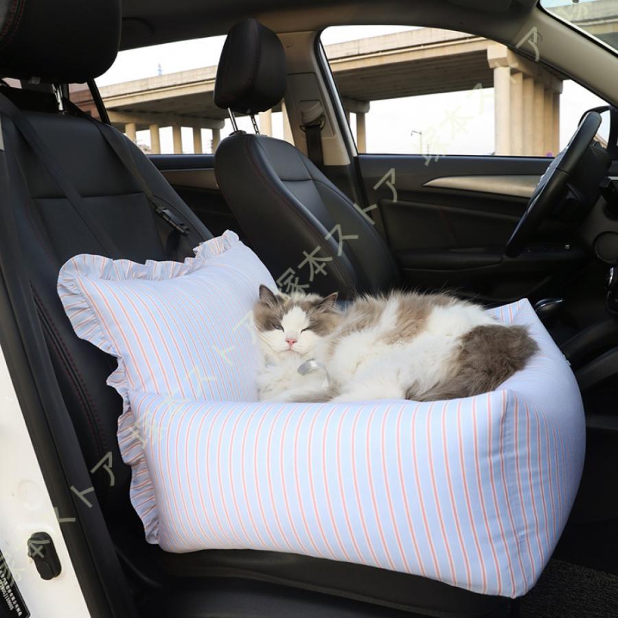 ペット ドライブボックス ドライブベッド キャリーバッグ 車用ペットシート ペットソファ ペットクッション 犬 猫 小型犬 中型犬 カー用品 お出かけ|GBB店
