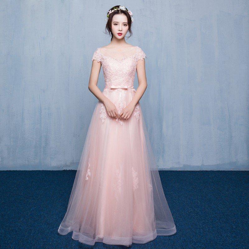 カラードレス 花嫁 安い カクテルドレス 演奏会 ロングドレス 結婚式 イブニングドレス 二次会 フォーマル 発表会 パーティードレス コンサート サッシュリボン｜GBB店