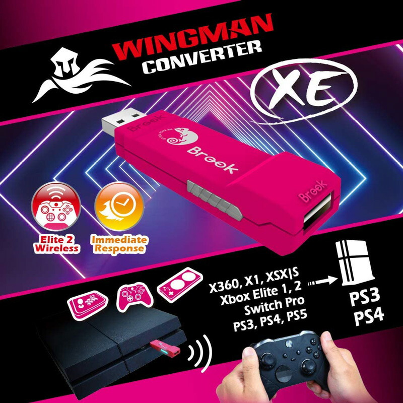 Brook Wingman Xe コントローラ変換アダプター スーパーコンバーター Xbox 360 Xbox One Switch Pro コントローラー用 Ps5 Ps4 Ps3ゲーム機に対応 Highsoftsistemas Com Br