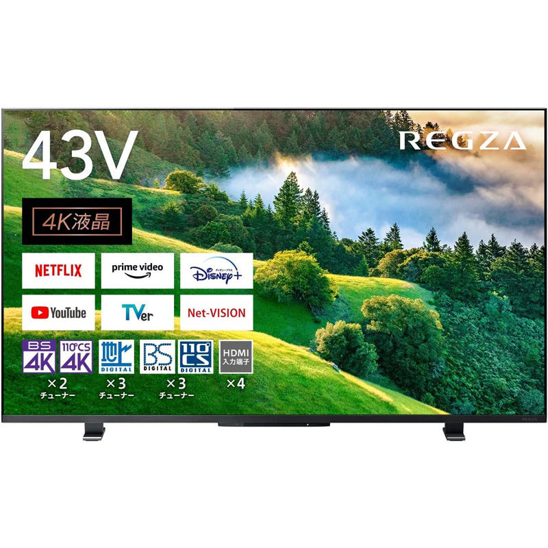 楽天市場】東芝 TOSHIBA REGZA 4K レグザ 43V型 液晶テレビ 43C350X