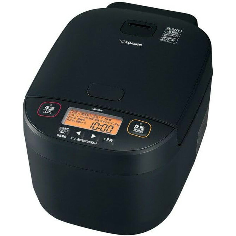 【4/10限定最大2000円OFFクーポン発行＆エントリーでP4倍！更に全商品ポイント3倍！】 象印 ZOJIRUSHI 極め炊き 圧力IH炊飯ジャー ブラック 10合 NW-YA18-BA