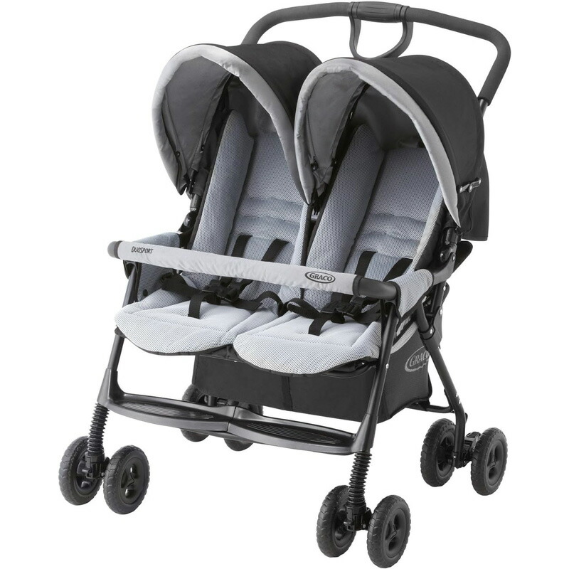 【7/20限定最大3000円OFFクーポン発行&エントリーでP4倍!更に全商品ポイント3倍!】 GRACO グレコ デュオスポーツ ジェミニブラック BK 二人乗りベビーカー 1か月~36か月まで|GBFT Online