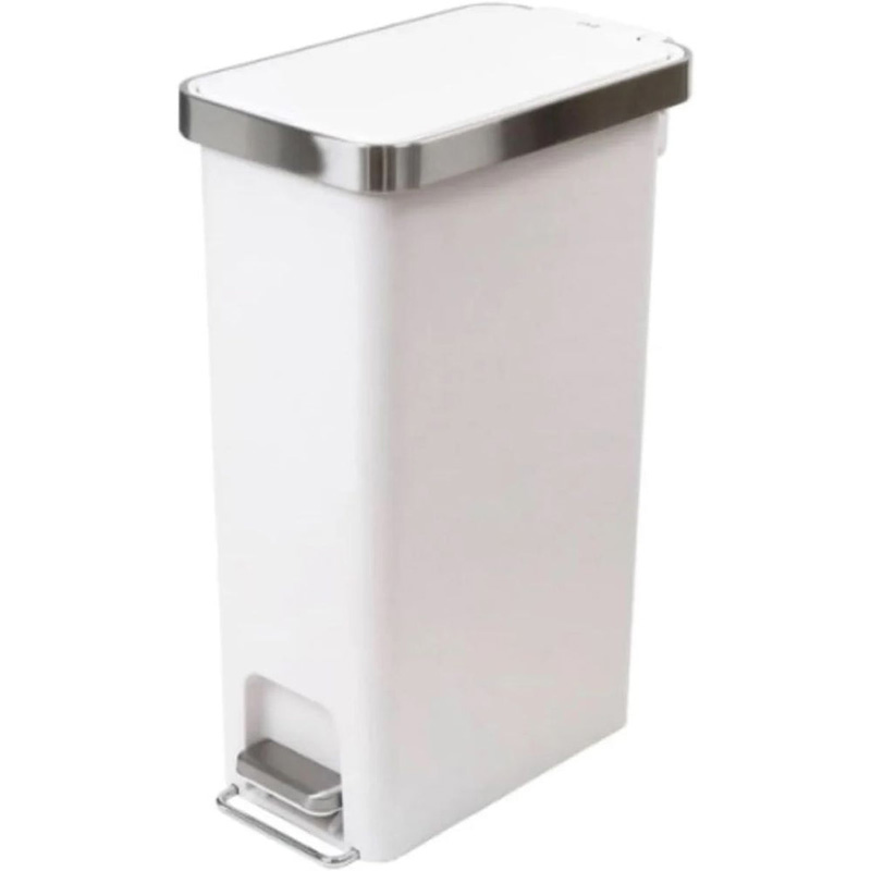 EKO ハナスリム ステップビン ゴミ箱 ホワイト EK6268-40L-WH 40L｜GBFT Online