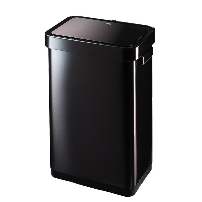 EKO ゴミ箱 デラックスミラージュ Tセンサービン ブラックスチール EK9378BS-45L 45L