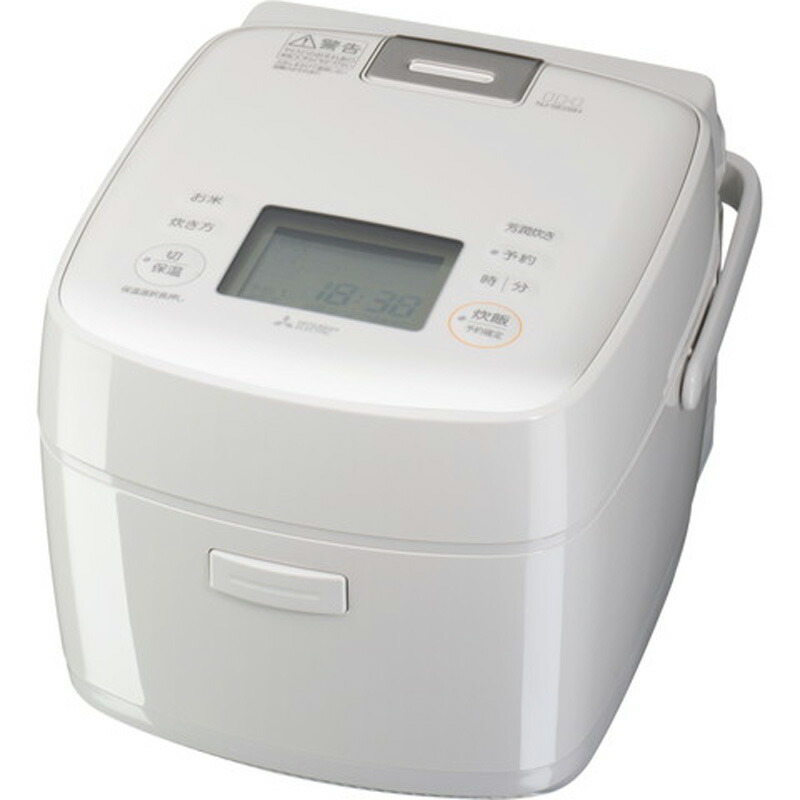 三菱電機 NJ-XSC10J-W 炭炊釜 蒸気レスIHジャー炊飯器 5.5炊き クリスタルホワイト 代引不可 三菱電機 炊飯器 蒸気レス 備長炭 炭炊釜 NJ-XSC10J : e-家電館