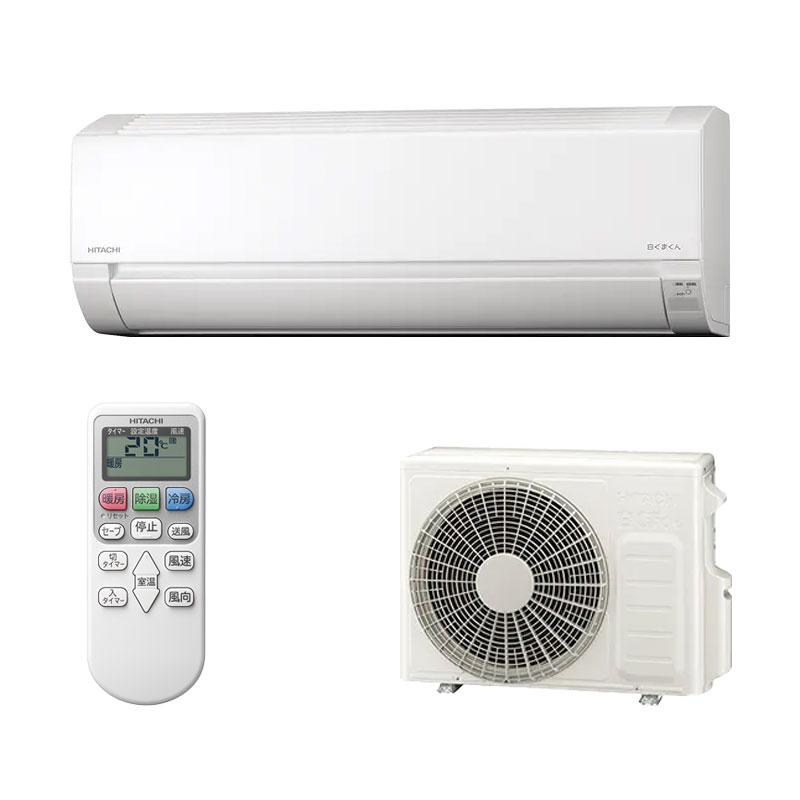 楽天市場】【即納】エアコン 10畳用 日立 2.8kW 白くまくん AJ