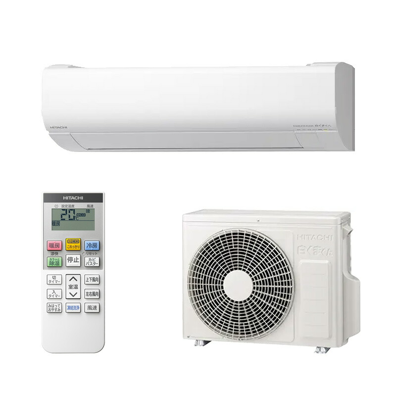 楽天市場】【工事費込セット（商品＋基本工事）】 [RAS-VJ2225S-W