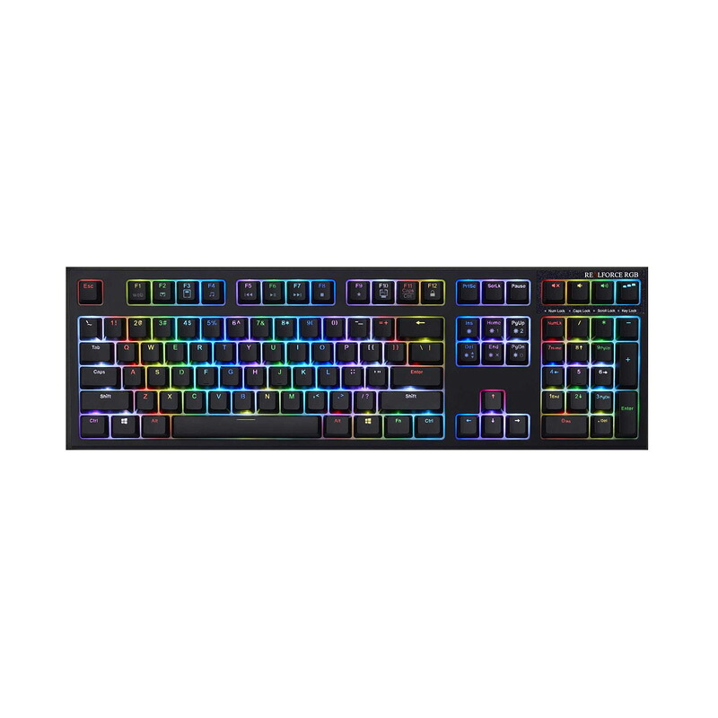 【4/18限定最大2000円OFFクーポン発行＆エントリーでP4倍！】 TOPRE 東プレ REALFORCE RGB R2A-US4G-BK APC機能搭載 高耐久ゲーミングキーボード