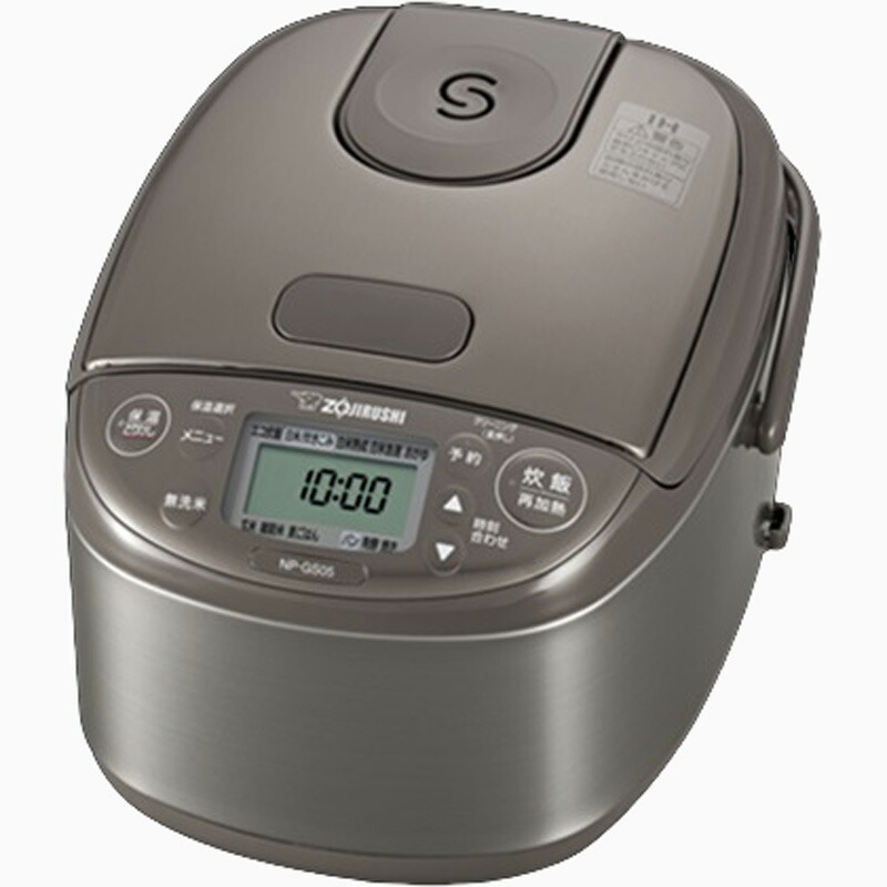 【4/10限定最大2000円OFFクーポン発行＆エントリーでP4倍！更に全商品ポイント3倍！】 Zojirushi 象印 NP-GS05 IH炊飯ジャー 3合 ステンレスブラウン 豪熱沸とうIH 熟成炊き うるつや保温