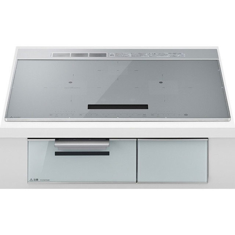 【7/25限定最大3000円OFFクーポン発行&エントリーでP4倍!更に全商品ポイント3倍!】 MITSUBISHI 三菱電機 IHクッキングヒーター CROSS-TOPシリーズ CS-A107-S シルバー 3口IH 75cm ビルトイン|GBFT Online