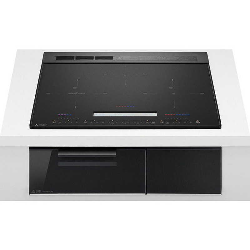 【7/25限定最大3000円OFFクーポン発行＆エントリーでP4倍！更に全商品ポイント3倍！】 MITSUBISHI 三菱電機 IHクッキングヒーター CROSS-TOPシリーズ CS-A206-B マットブラック 3口 ビルトイン｜GBFT Online