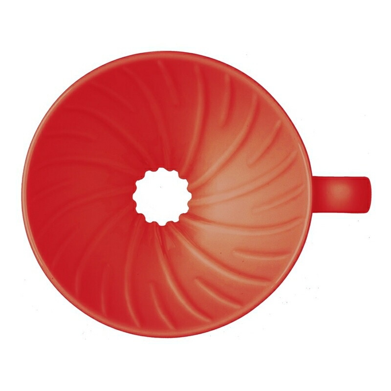 Red Plastic-Red Size 2 Hario V60 Plastic Coffee Dripper
