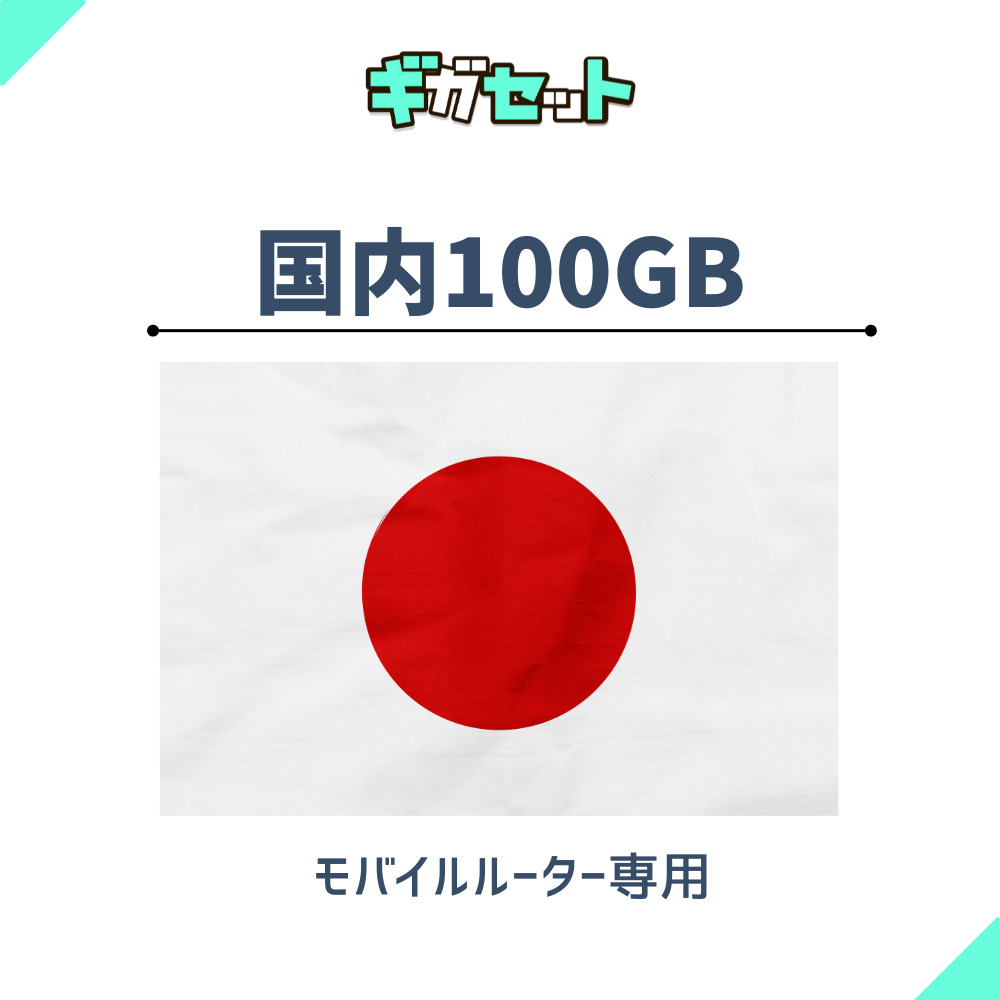 追加ギガ 100GB( 有効期限1年間)docomo/au/softbankから一番良い電波をキャッチ！ギガおかわり (ギガセットWi-Fi  専用) ギガセットWi-Fi 