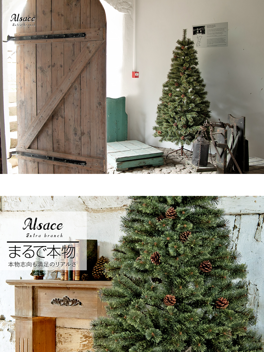 【楽天市場】クリスマスツリー 150cm 枝が増えた2020ver.樅 クラシックタイプ 高級 ドイツトウヒツリー オーナメントセット なし