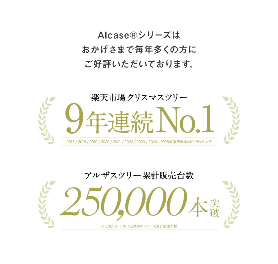 公式 Alsace(R) 正規品】クリスマスツリー 収納バッグ 2025ver.【M / L