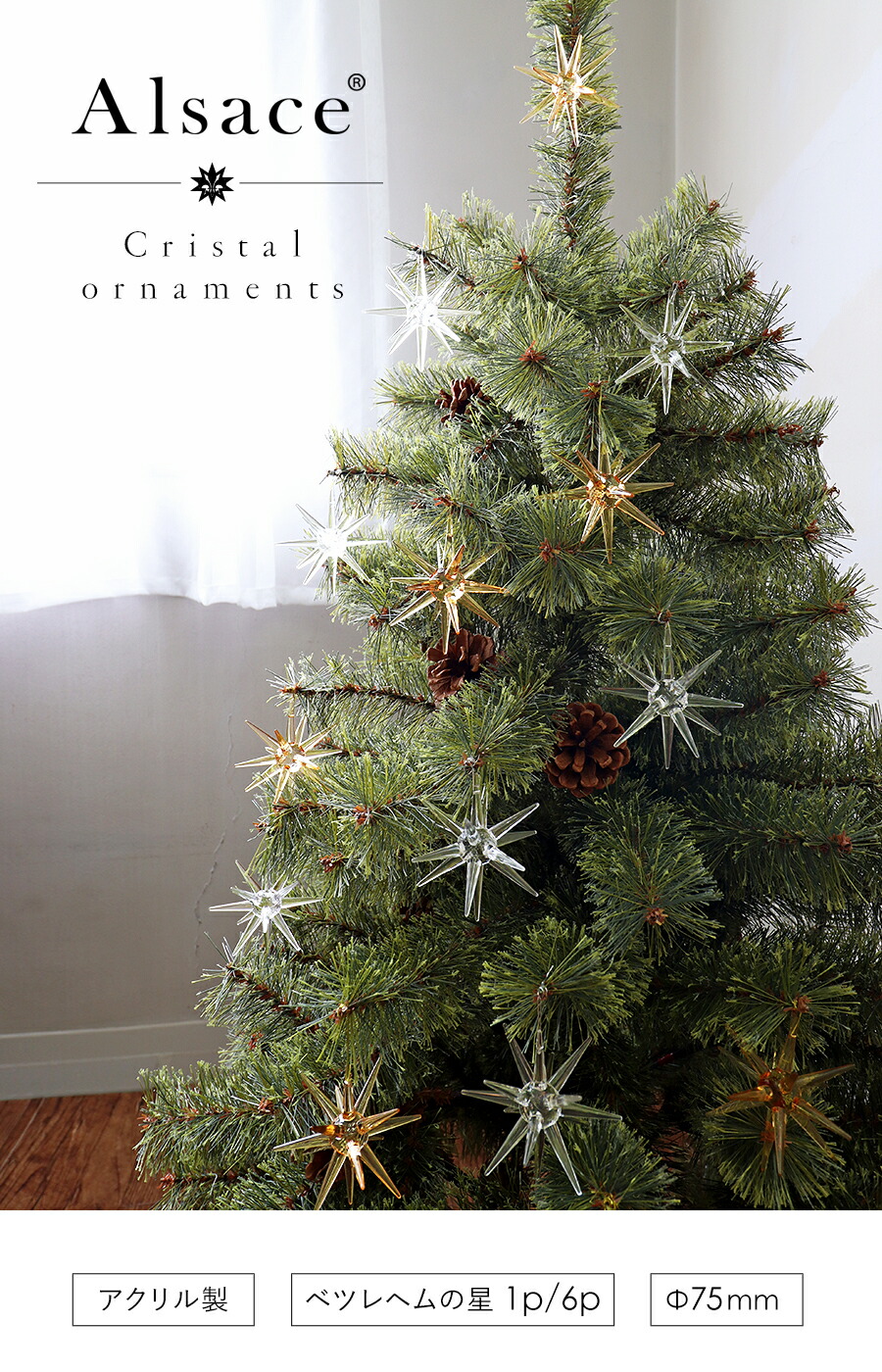 ⭐︎クリスマスベツレヘムの星・オーナメントセット⭐︎