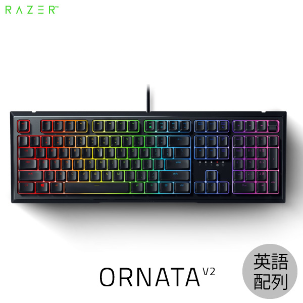 人気が高い 楽天市場 Razer公式 Razer Ornata V2 Us 英語配列 マルチライティング メカ メンブレン ゲーミングキーボード Rz03 R3m1 レーザー キーボード Gaming Center By Grapht 人気特価激安 Reflectunt Cevad Net