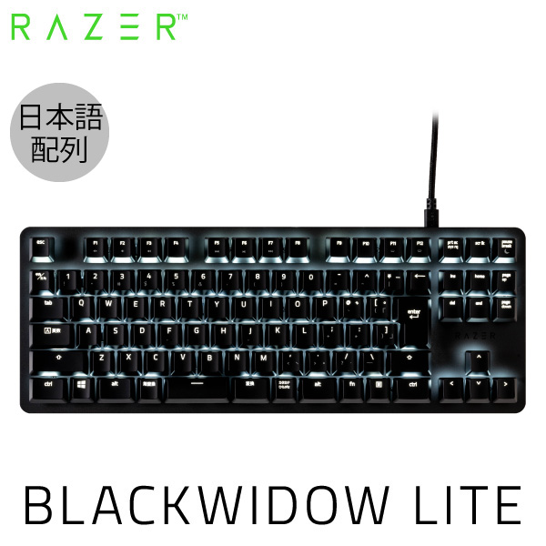 完売 Razer公式 Razer Blackwidow Lite Jp 日本語配列 オレンジ軸 有線 メカニカル 静音テンキーレスキーボード Classic Black Rz03 R3j1 レーザー キーボード 超激安 Pinturasjr Com Br