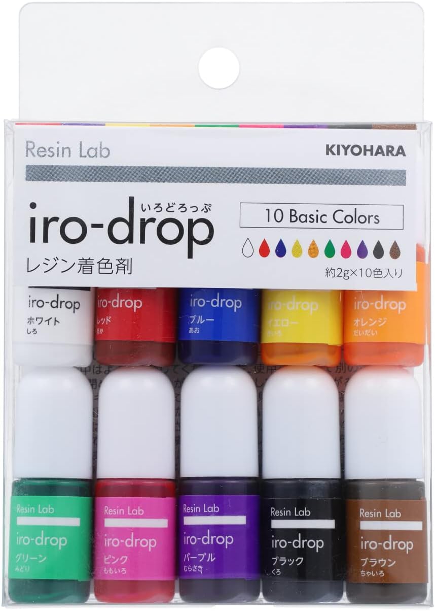 Rlid 【楽天市場】いろどろっぷ10色セット KIYOHARA Resin Lab レジンラボ・iro-drop いろどろっぷ ベーシックカラー:糸と ...