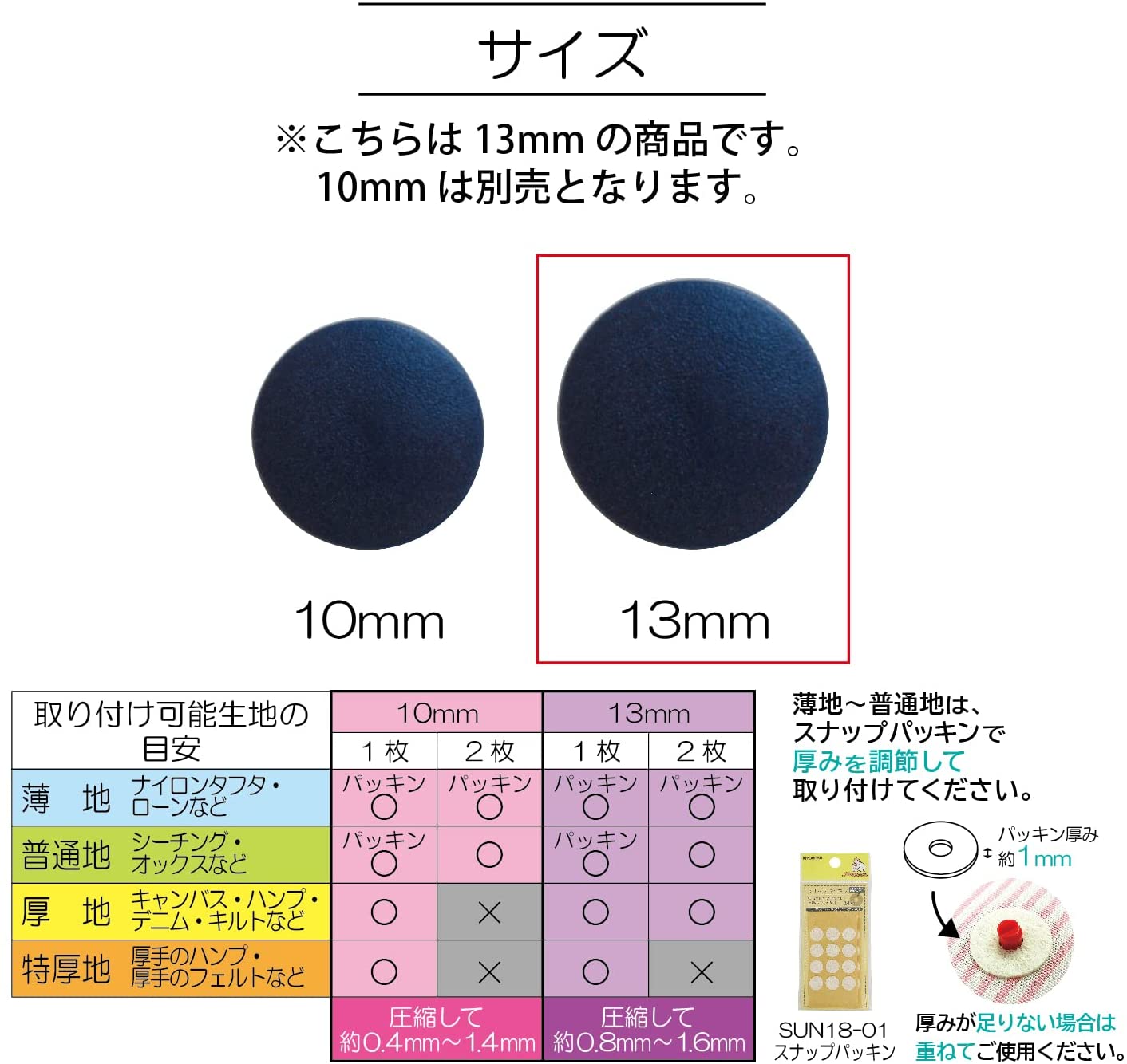 市場 ワンタッチプラスナップ プラスチック KIYOHARA 6組入 SUN17-32 清原 13mm サンコッコー レッド