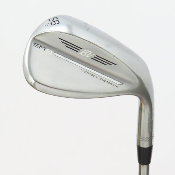 【中古】タイトリスト Vokey ボーケイ SM9 TOUR CHROME ウェッジ Dynamic Gold 【58-12】シャフト:Dynamic GoldDランク フレックスWEDGE 男性用 メンズ用 右用|GDOゴルフショップ 店