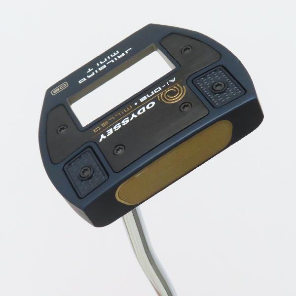 【中古】オデッセイ　AI-ONE MILLED　Ai-ONE MILLED JAILBIRD MINI T DB パター スチールシャフト　 【34】 シャフト：スチールシャフト Bランク　フレックス計測項目外　男性用 メンズ用　右用