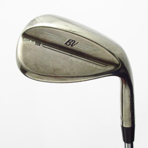 【中古】タイトリスト　Vokey　ボーケイ SM9 BRASHED STEEL ウェッジ Dynamic Gold　 【58-08】 シャフト：Dynamic Gold Dランク　フレックスWEDGE　男性用 メンズ用　右用