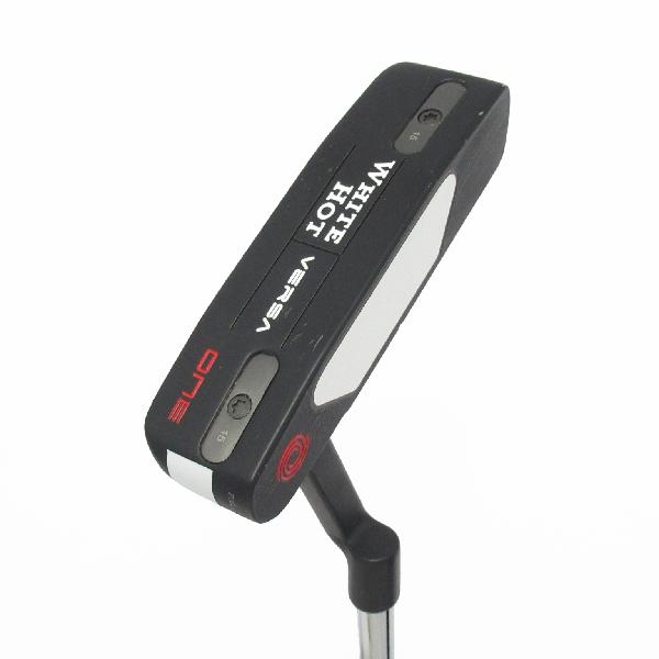 【中古】オデッセイ　VERSA　ホワイト・ホット VERSA ONE CH パター カーボンスチール複合シャフト　【34】シャフト：カーボンスチール複合シャフトCランク　フレックス計測項目外　男性用 メンズ用　右用｜GDOゴルフショップ 店