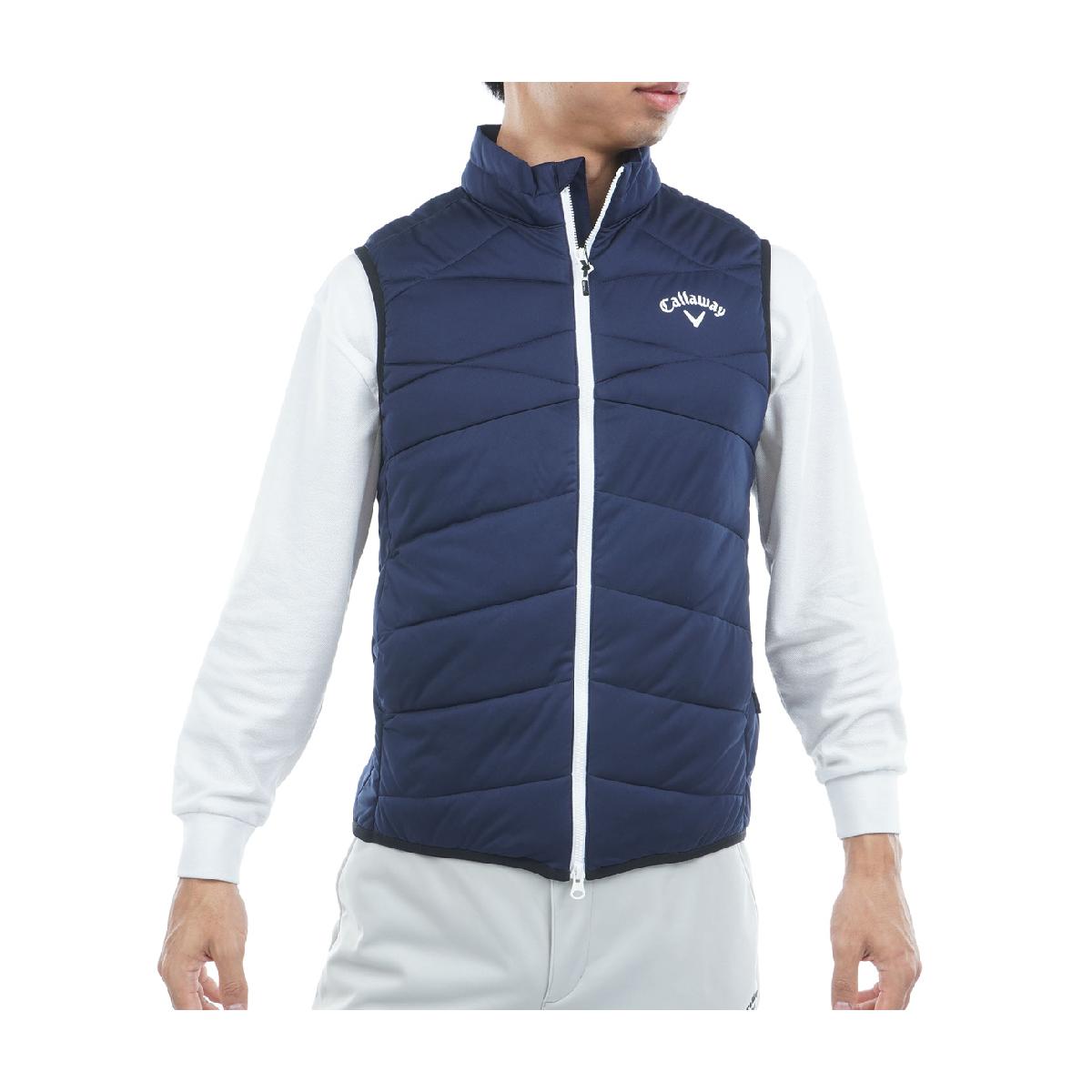 新品未使用品　キャロウェイゴルフ ストレッチタフタ 中綿ベスト 楽天市場】キャロウェイゴルフ Callaway Golf ストレッチタフタ 中綿