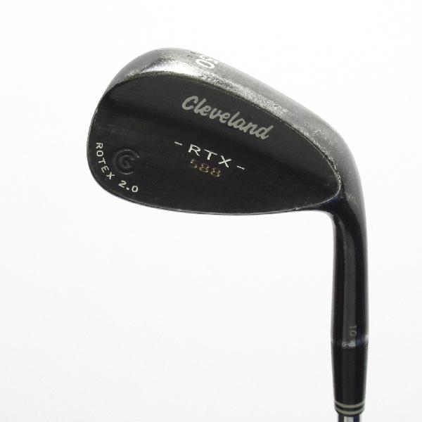 【中古】クリーブランド　Cleveland Golf　588 RTX 2.0 BLACK SATIN ウェッジ スチールシャフト　 【50-10】 シャフト：スチールシャフト Dランク　フレックス判別不能　男性用 メンズ用　右用