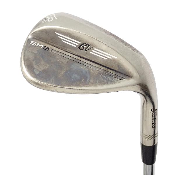 【中古】タイトリスト　Vokey　ボーケイ SM9 BRASHED STEEL ウェッジ Dynamic Gold　【56-12】シャフト：Dynamic GoldDランク　フレックスWEDGE　男性用 メンズ用　右用｜GDOゴルフショップ 店
