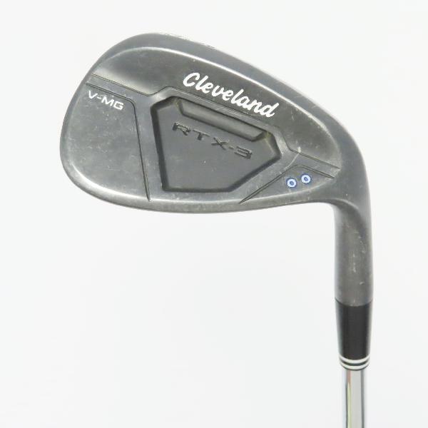【中古】クリーブランド　RTX　RTX-3 キャビティー BLACK ウェッジ スチールシャフト　 【58-09】 シャフト：スチールシャフト Dランク　フレックス判別不能　男性用 メンズ用　右用