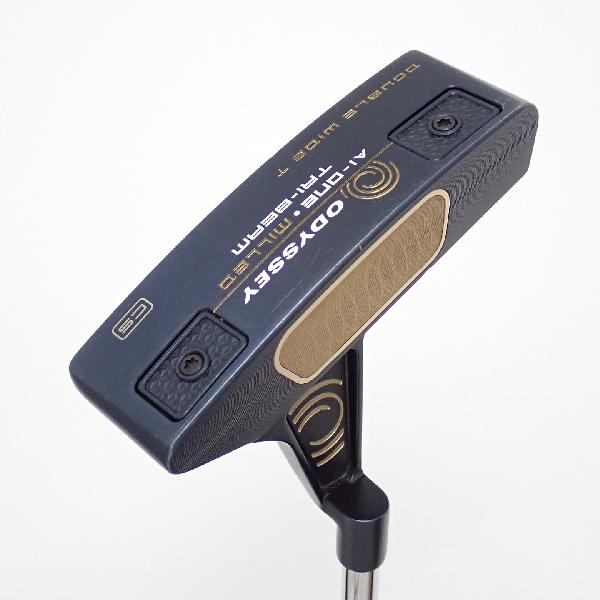 【中古】オデッセイ AI-ONE MILLED Ai-ONE MILLED TRI-BEAM DOUBLE WIDE T CS パター スチールシャフト 【34】 シャフト:スチールシャフト Cランク フレックス計測項目外 男性用 メンズ用 右用