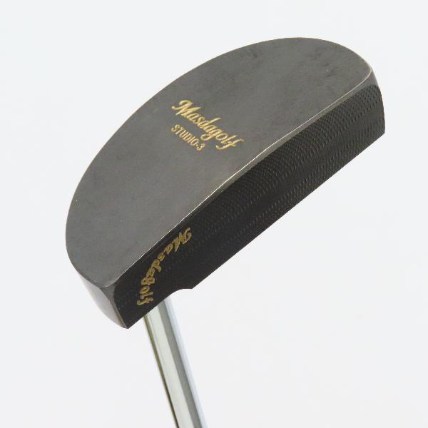 【中古】マスダゴルフ　MASDAGOLF　スタジオ-3 パター スチールシャフト　 【34】 シャフト：スチールシャフト Cランク　フレックス計測項目外　男性用 メンズ用　右用