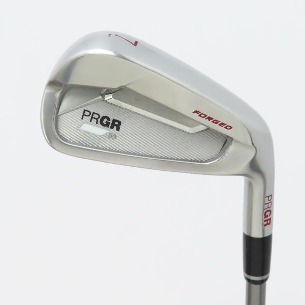 【中古】プロギア　PRGR　03 IRONS アイアン AIR SPEEDER BLACK(2023) for IRON　 シャフト：AIR SPEEDER BLACK(2023) for IRON Cランク　フレックスSTANDARD　男性用 メンズ用　右用