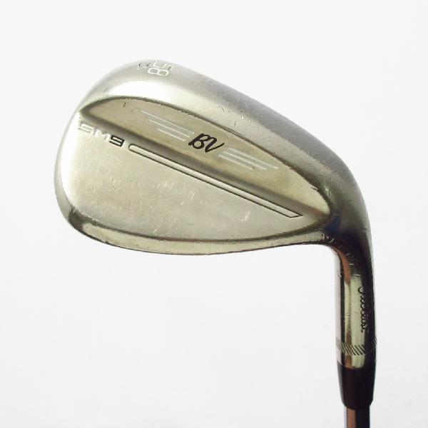 【中古】タイトリスト　Vokey　ボーケイ SM9 BRASHED STEEL ウェッジ BV105　【58-10】シャフト：BV105Dランク　フレックス設定無　男性用 メンズ用　右用｜GDOゴルフショップ 店