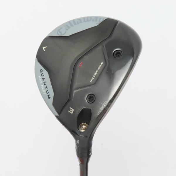 【中古】キャロウェイゴルフ QUANTUM QUANTUM MAX FAST フェアウェイウッド SPDSTAR 40 【3W】シャフト:SPDSTAR 40Cランク フレックスSR 男性用 メンズ用 右用|GDOゴルフショップ 店