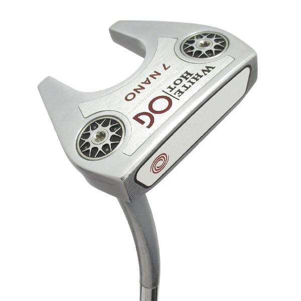 【中古】オデッセイ　White Hot　WHITE HOT OG #7NANO SLｼｬﾌﾄ装着 パター カーボンスチール複合シャフト　 【34】 シャフト：カーボンスチール複合シャフト CDランク　フレックス計測項目外　男性用 メンズ用　右用