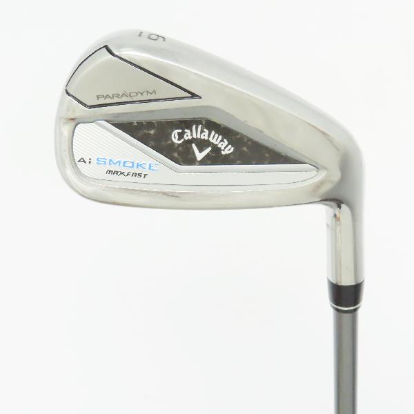 【中古】キャロウェイゴルフ　Ai SMOKE　パラダイム Ai SMOKE MAX FAST アイアン Fujikura MC 80 for Callaway　 シャフト：Fujikura MC 80 for Callaway Cランク　フレックスR　男性用 メンズ用　右用