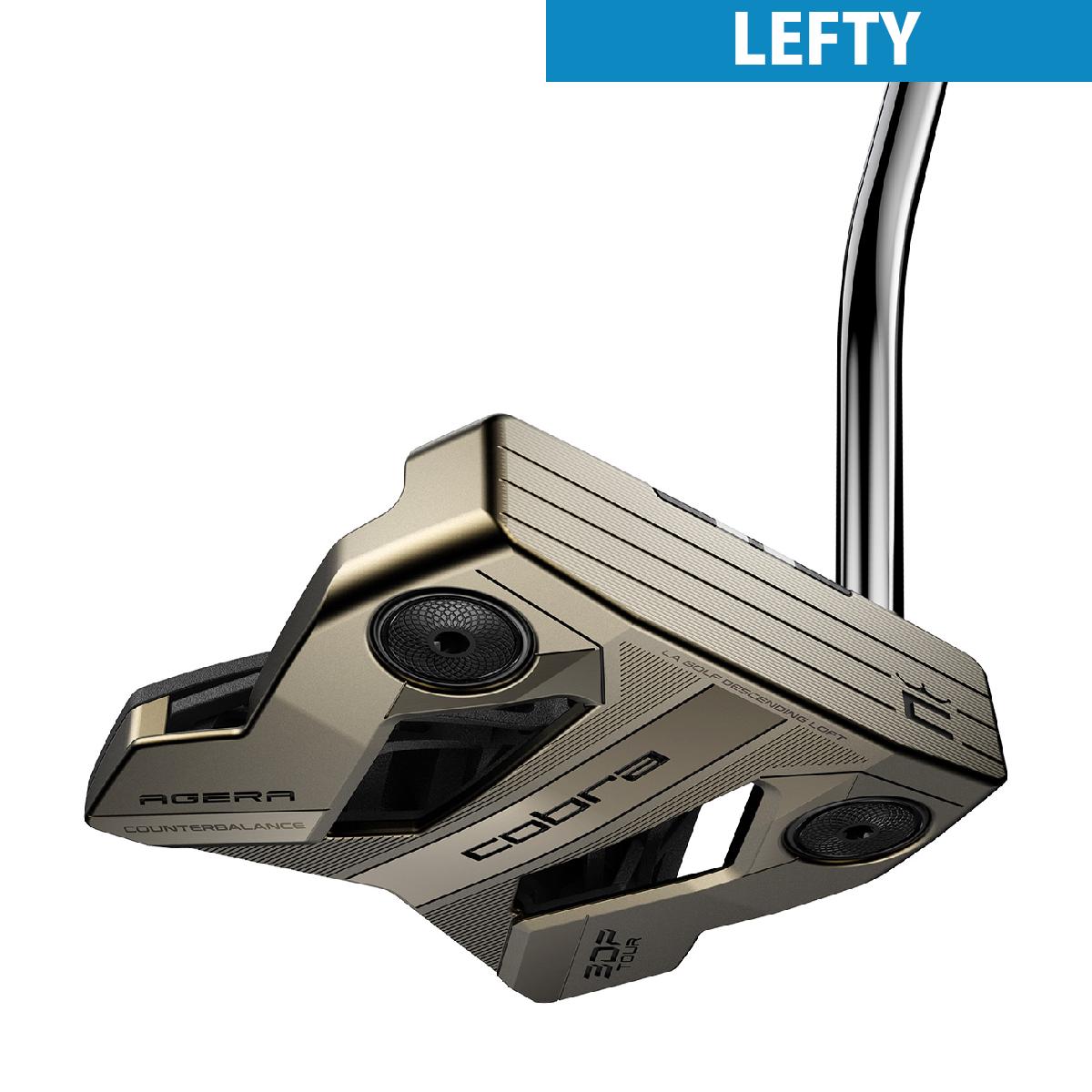 コブラ　cobra　3DP TOUR アゲーラ COUNTERBALANCE 中尺 パター　 レフティ シャフト：KBS CT TOUR PUTTER