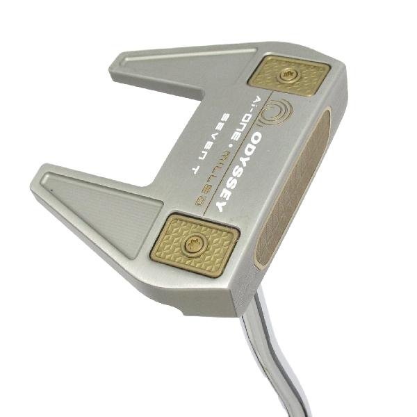 【中古】オデッセイ　AI-ONE MILLED　Ai-ONE MILLED SILVER SEVEN T DB パター スチールシャフト　【34】シャフト：スチールシャフトCランク　フレックス計測項目外　男性用 メンズ用　右用｜GDOゴルフショップ 店