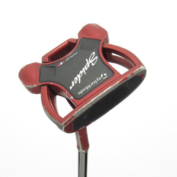 【中古】テーラーメイド　SPIDER　スパイダー TOUR RED SMALL SLANT パター スチールシャフト　 【33】 シャフト：スチールシャフト Dランク　フレックス計測項目外　男性用 メンズ用　右用