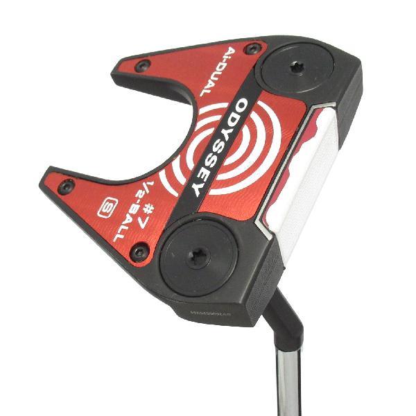 【中古】オデッセイ Ai-DUAL Ai-DUAL 1/2-BALL #7S パター スチールシャフト 【34】シャフト:スチールシャフトCランク フレックス計測項目外 男性用 メンズ用 右用|GDOゴルフショップ 店