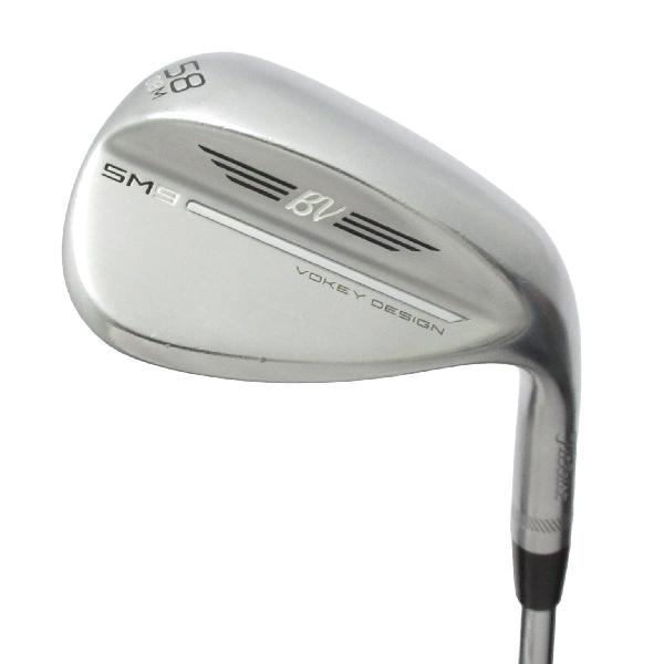 【中古】タイトリスト　Vokey　ボーケイ SM9 TOUR CHROME ウェッジ N.S.PRO 950GH neo　 【58-08】 シャフト：N.S.PRO 950GH neo Cランク　フレックスS　男性用 メンズ用　右用